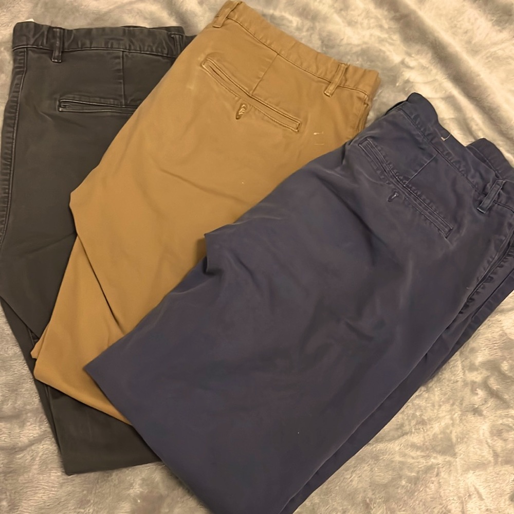 Gray Tan and blue H&M pants